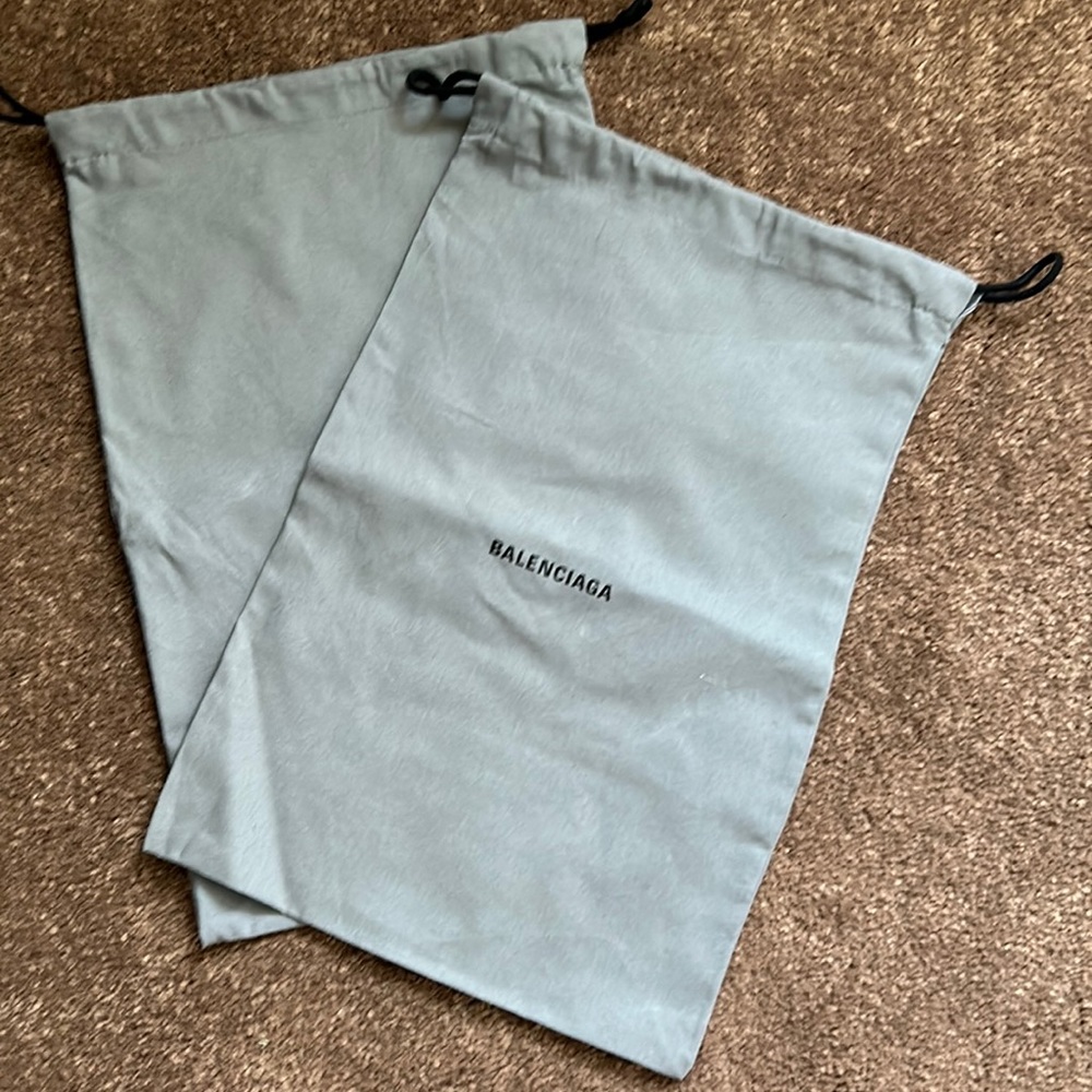 Balenciaga pair dust bag